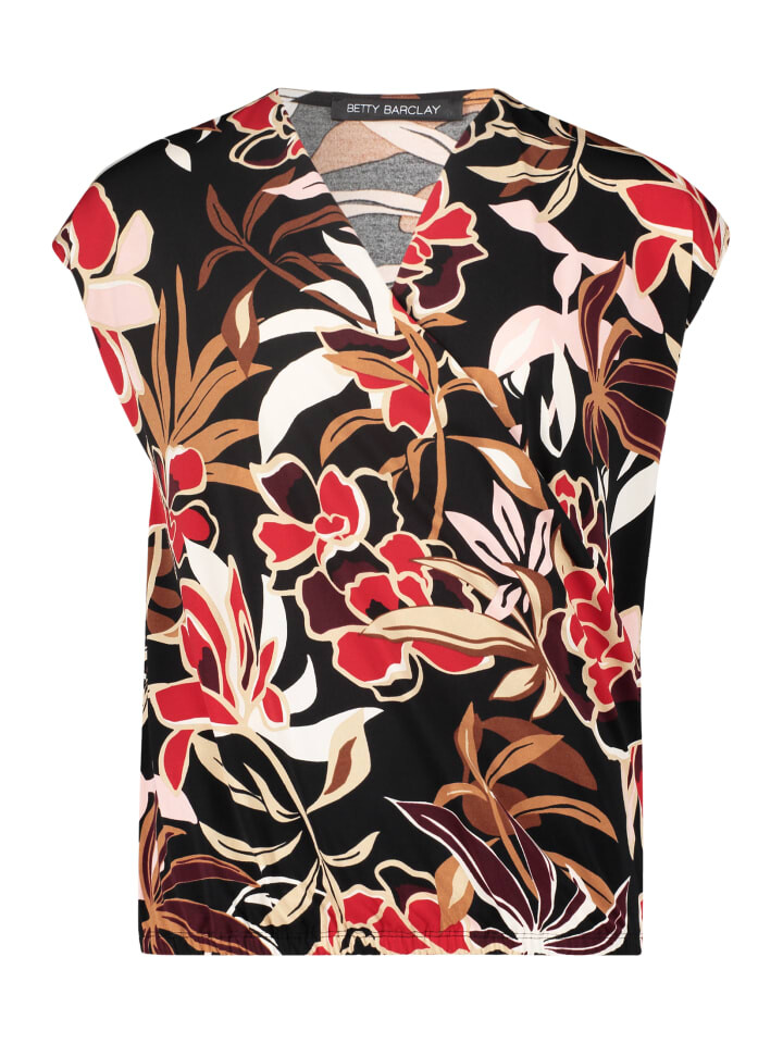 

Футболка Betty Barclay im Layer Look, цвет schwarz/rot