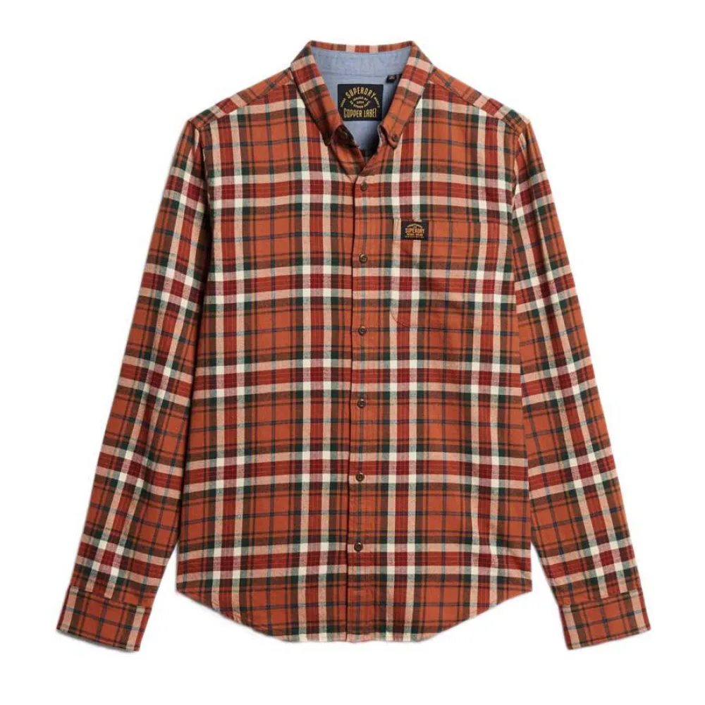 

Рубашка Superdry Lumber, оранжевый