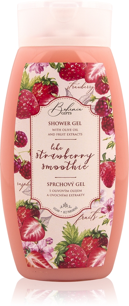 

Гель для душа с клубничным смузи Bohemia Gifts & Cosmetics, 250 мл