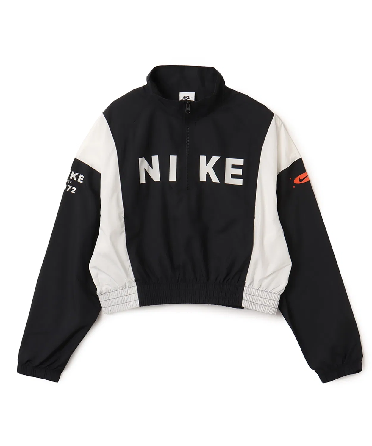 Куртка женская Nike Woven Lightweight 1/4 Zip, чёрная — фото 3
