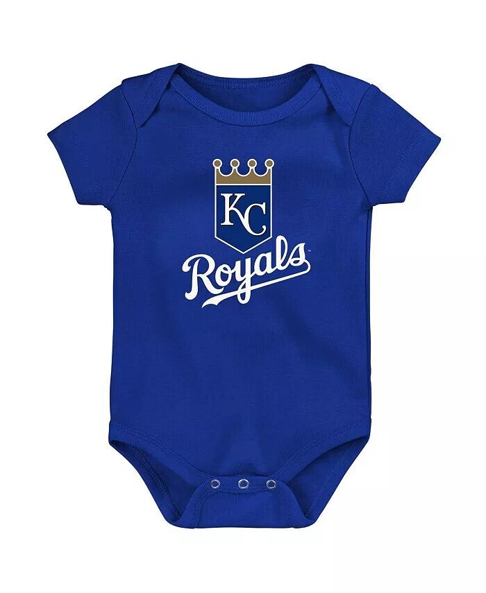 

Боди с логотипом для новорожденного и младенца, мальчиков и девочек Royal Kansas City Royals Primary Team Outerstuff