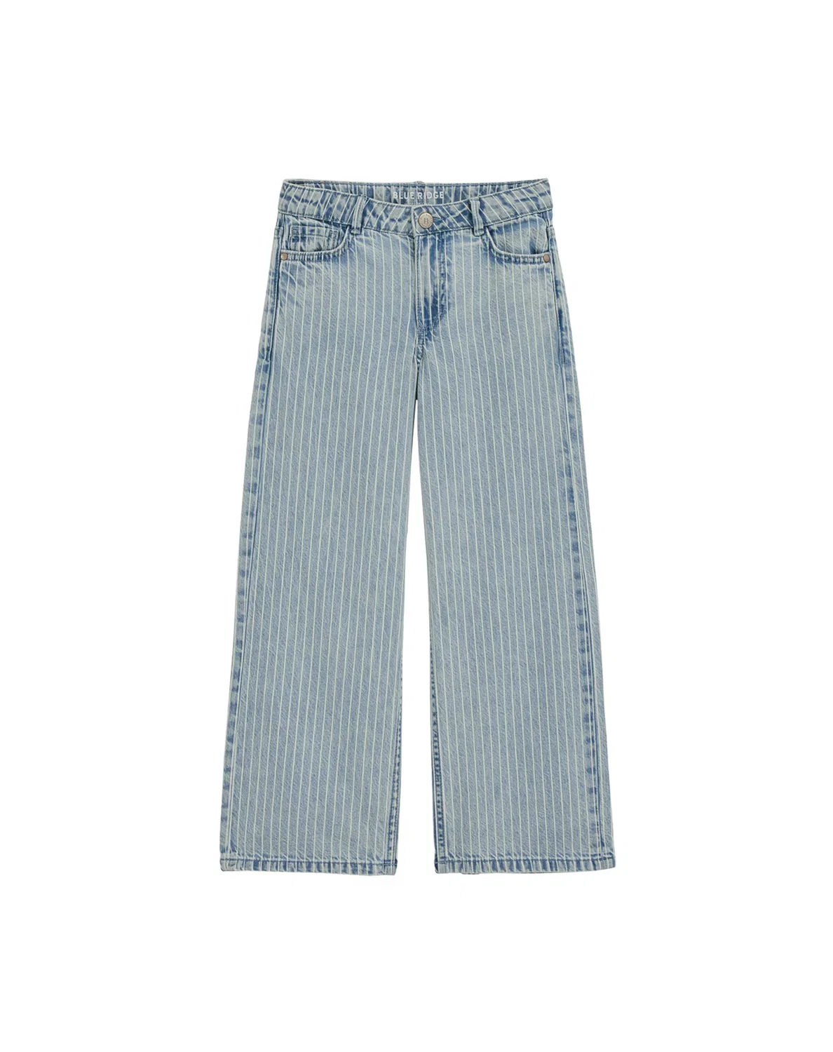 Джинсы с широкими штанинами We Fashion, Light Blue