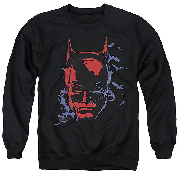

Толстовка с круглым вырезом для взрослых с изображением Бэтмена в тени. Licensed Character