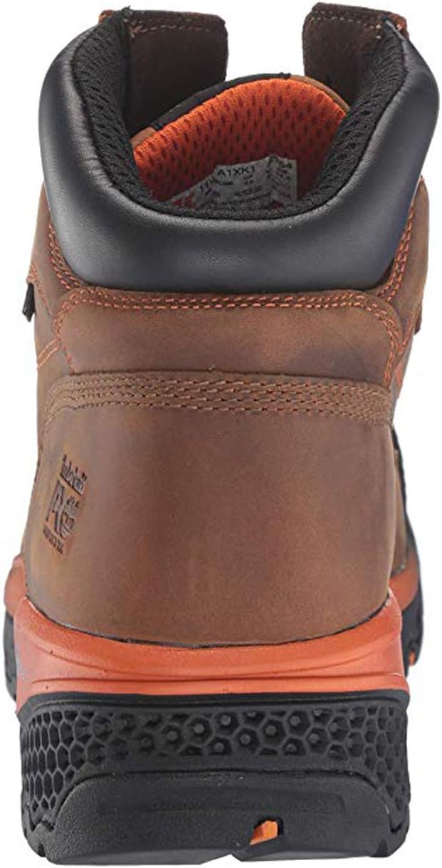 Мужские рабочие ботинки Timberland PRO Bosshog с композитным носком, водонепроницаемые, высотой 6 дюймов, оранжевый — фото 3