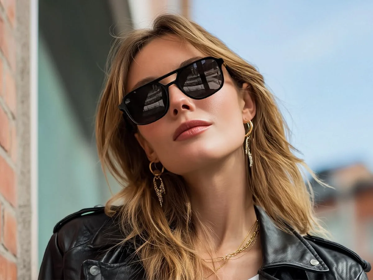 

Солнцезащитные очки FEISEDY в стиле ретро, ​​квадратные, авиаторские, для женщин и мужчин, винтажные, 70-е годы, модные, в пластиковой оправе, артикул B4158, Black 01