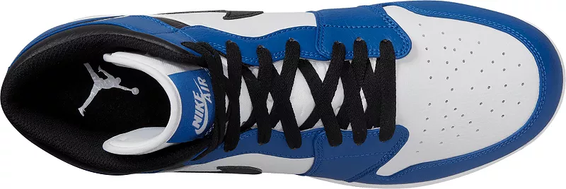 Мужские высокие бейсбольные бутсы Nike Jordan 1 Retro MCS, цвет Royal/Black — фото 4