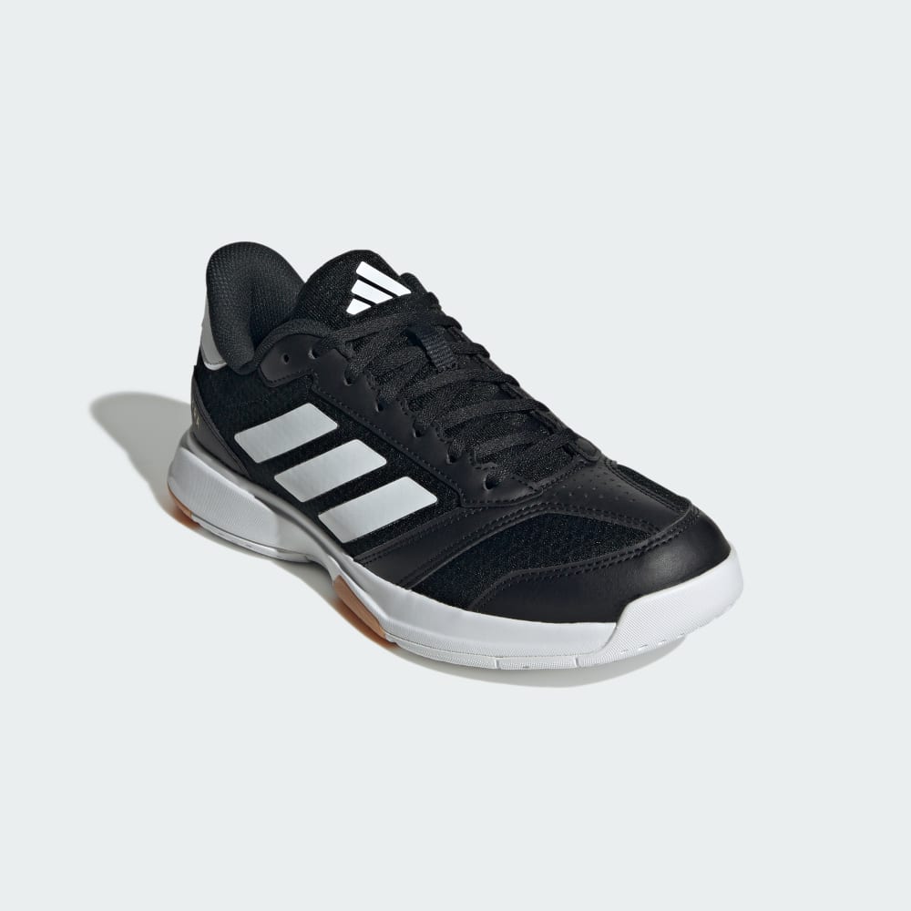 Кроссовки Adidas Ligra 8 Indoor Shoes, цвет Core Black/Cloud White/Cloud White — фото 4