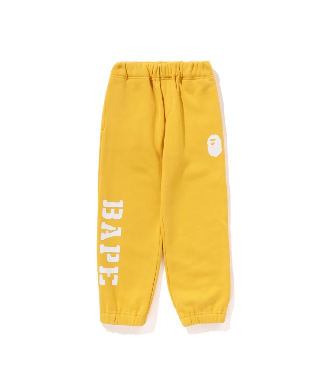 Спортивные штаны BAPE с принтом, жёлтые