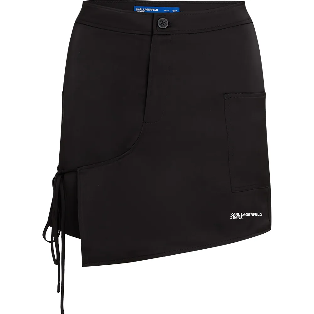 

Мини-юбка из атласа Karl Lagerfeld Jeans A3W12005, черный