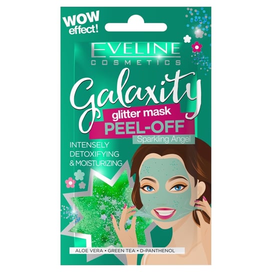 

Детоксицирующая и увлажняющая маска для лица Sparkling Angel 10г Eveline Cosmetics Galaxity Glitter Mask