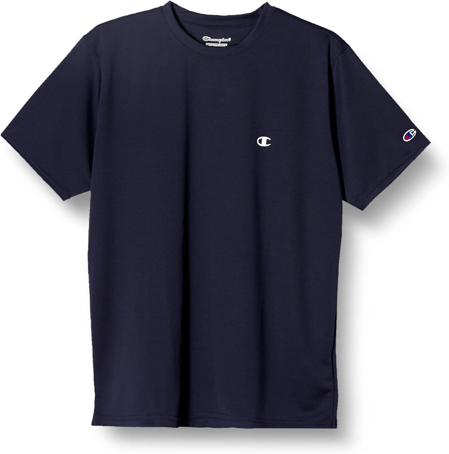 

Мужская футболка с коротким рукавом Champion C8-TS310, футболка с коротким рукавом, круглый вырез, темно-синий