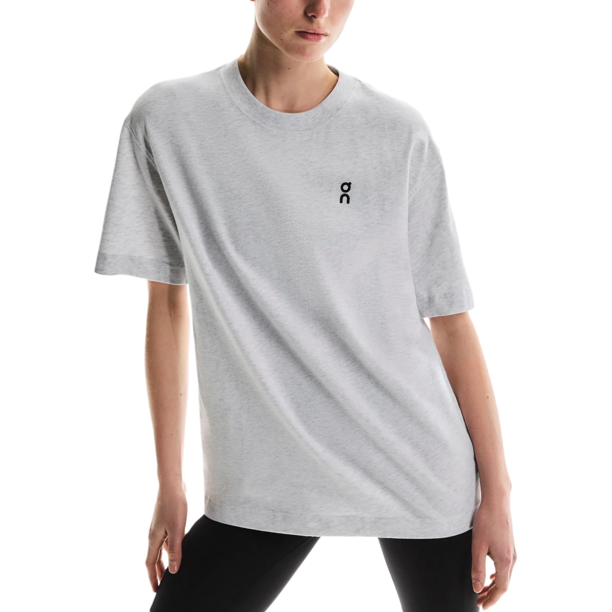 

On Футболка Club для женщин Heather Gray/Pink