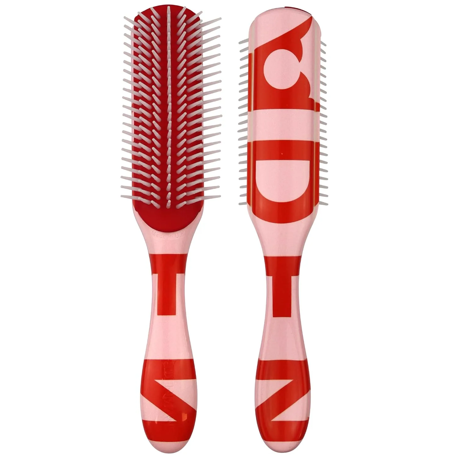 Denman D3 Original Curl Definer & Styler, щетка для вьющихся волос для женщин и мужчин - 7 рядов для распутывания и создания локонов, Denman Print