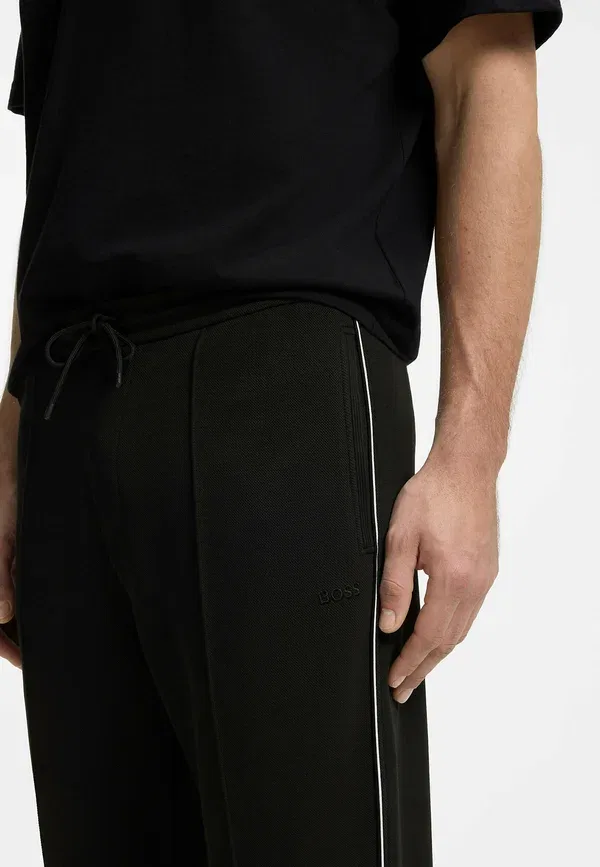 Штаны спортивные Hadiko tracksuit bottoms Boss, черный — фото 4