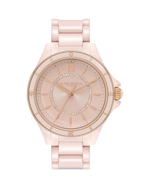 

Спортивные часы класса люкс, 36 мм Olivia Burton, цвет Pink