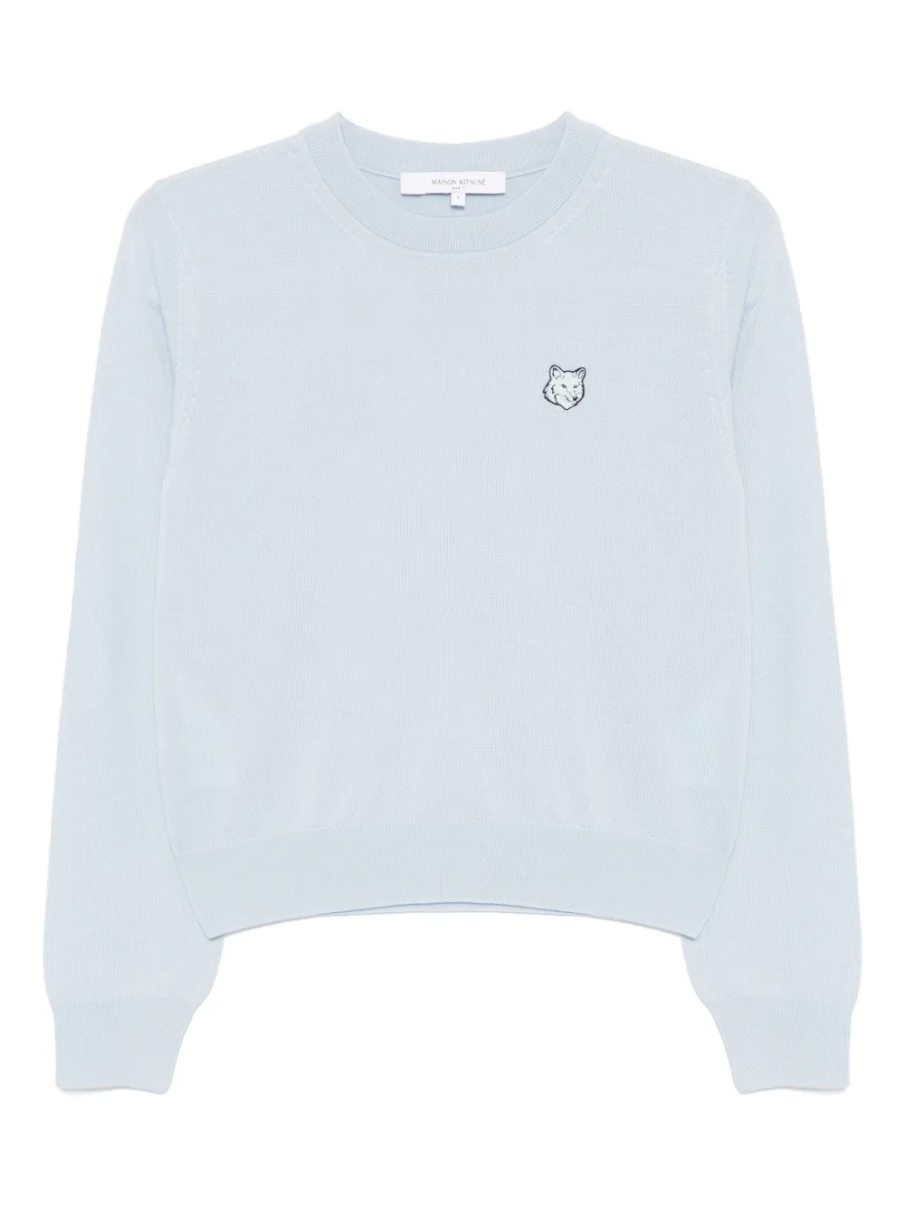

Джемпер с нашивкой Bold Fox Maison Kitsuné, синий