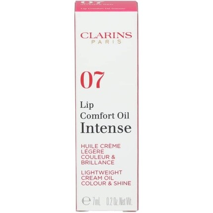 Clarins Lip Comfort Oil Intense 07 Интенсивный красный 7 мл — фото 3