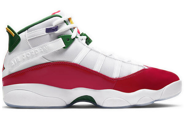 Кроссовки 6 колец Air Jordan, белый — фото 2