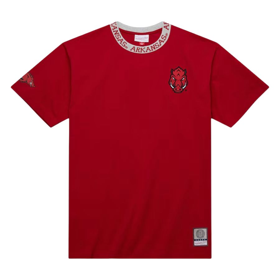 

Mitchell Ness Футболка Mitchell & Ness x NCAA Arkansas Razorbacks Jacquard Ringer мужская red, Красный, Mitchell Ness Футболка Mitchell & Ness x NCAA Arkansas Razorbacks Jacquard Ringer мужская red