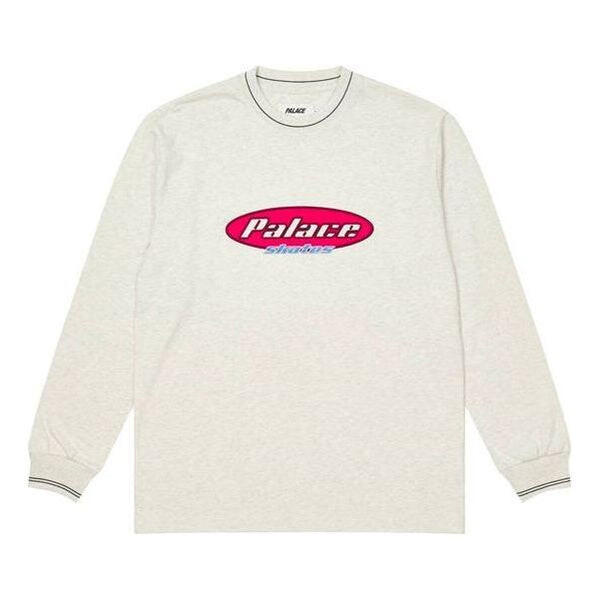 

Футболка skates dominates longsleeve 'light grey marl' Palace, серый
