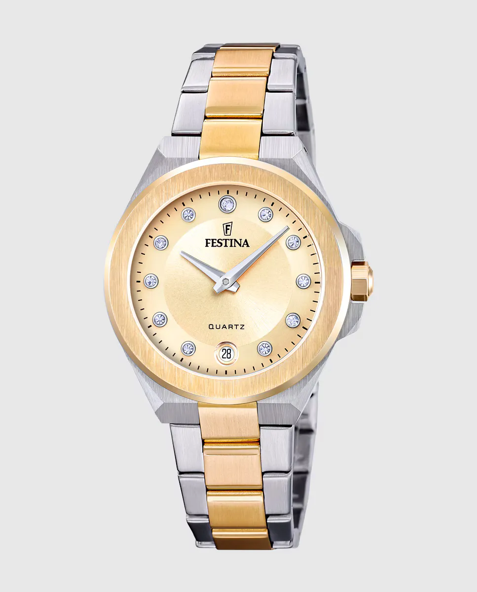

Женские часы F20702/2 Mademoiselle из двухцветной стали Festina, мультиколор