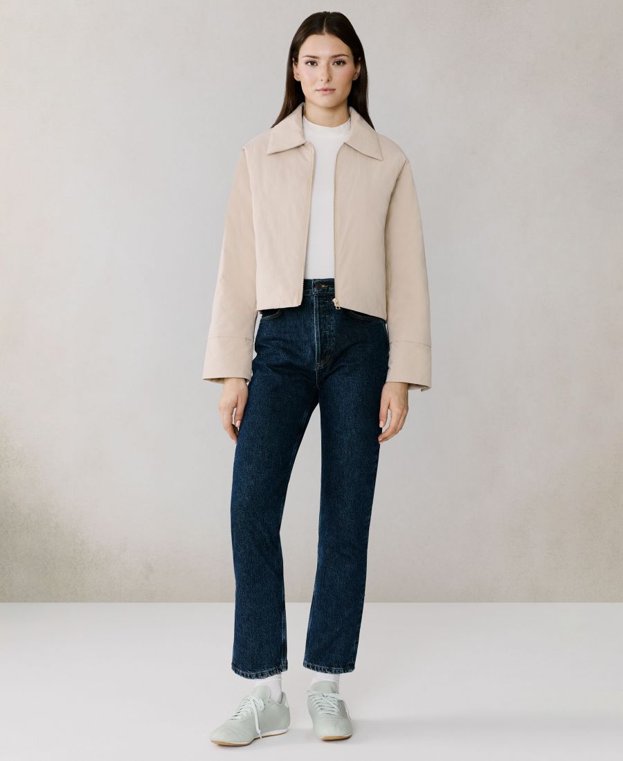 

Женская короткая пуховая куртка на молнии Soia & Kyo, Soft Teak