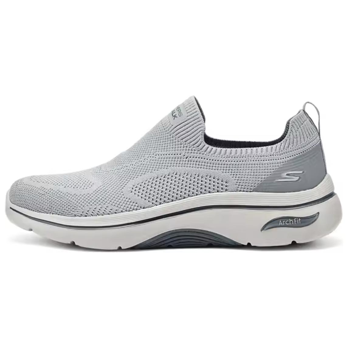 

Кроссовки Skechers MEN"S GO WALK Lifestyle Shoes Men Low-top Gray, серый