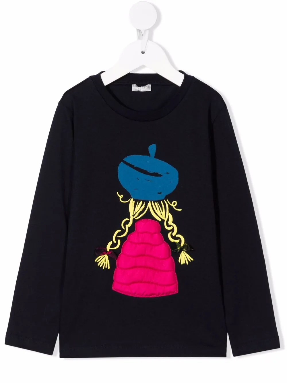 

Футболка с абстрактным принтом Il Gufo, синий