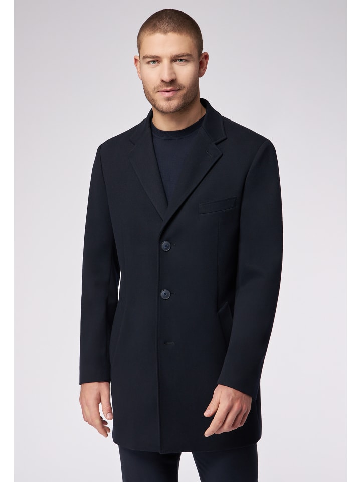 

Зимнее пальто с нагрудным карманом темно-синего цвета Roy Robson