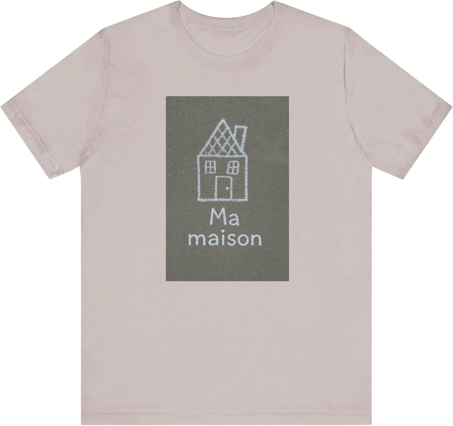 Футболка Ma Maison French Quote – минималистичная футболка с графическим принтом для дома (унисекс)