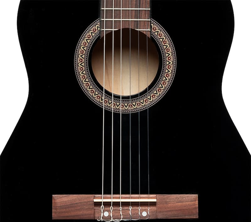 

Акустическая гитара 4/4 classical guitar with linden top, black