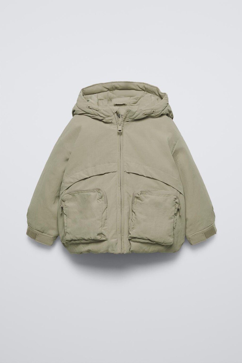 

Водоотталкивающая куртка ZARA, светлый хаки