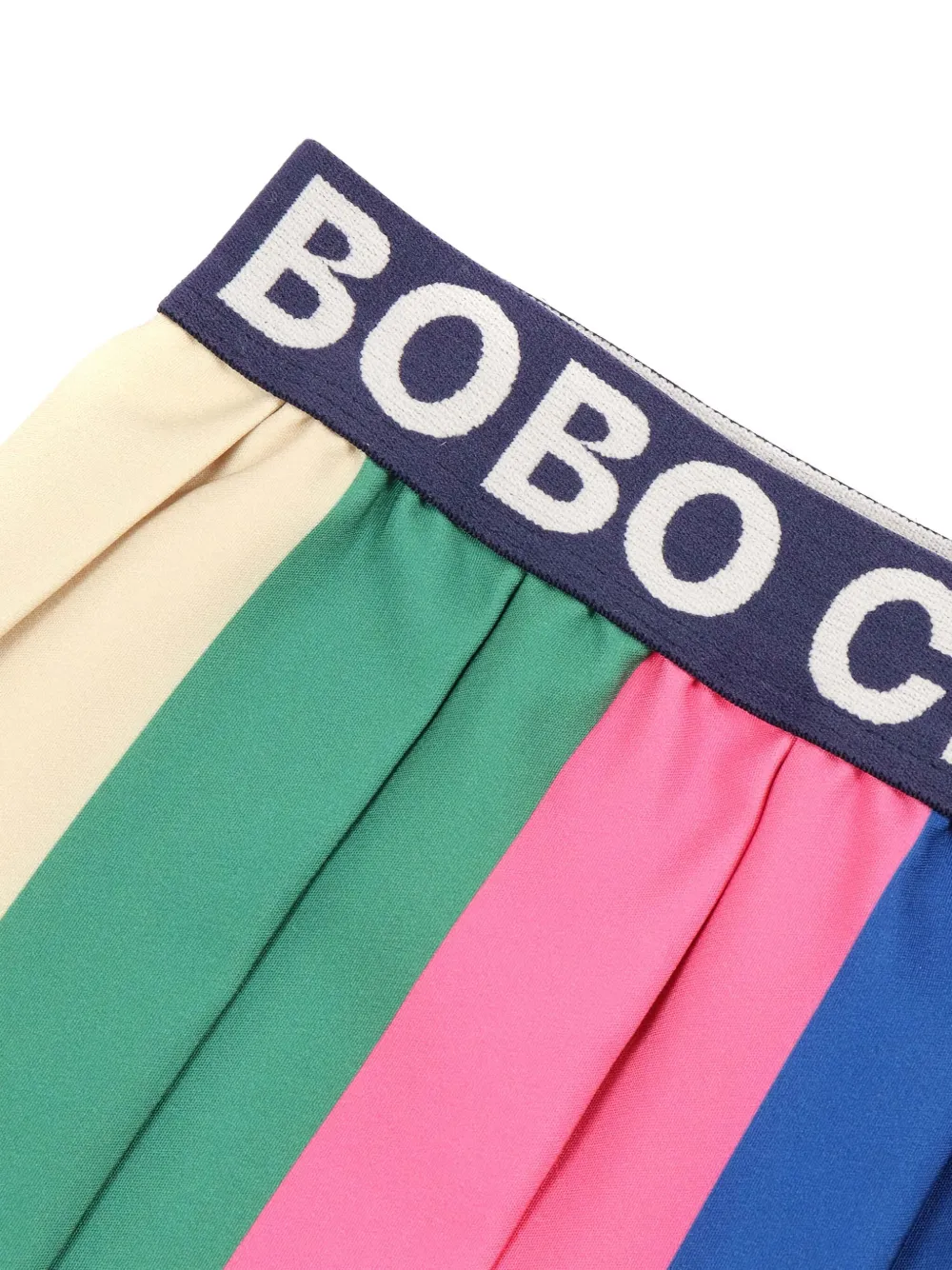 Плиссированная юбка в радужную полоску BOBO CHOSES, синий — фото 3
