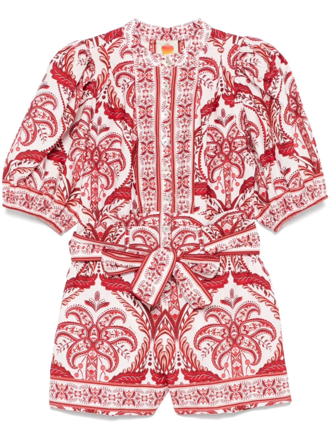 

FARM Rio Tropical Cameo комбинезон, белый