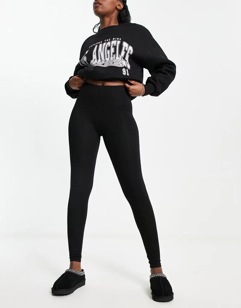 

Черные леггинсы ASOS