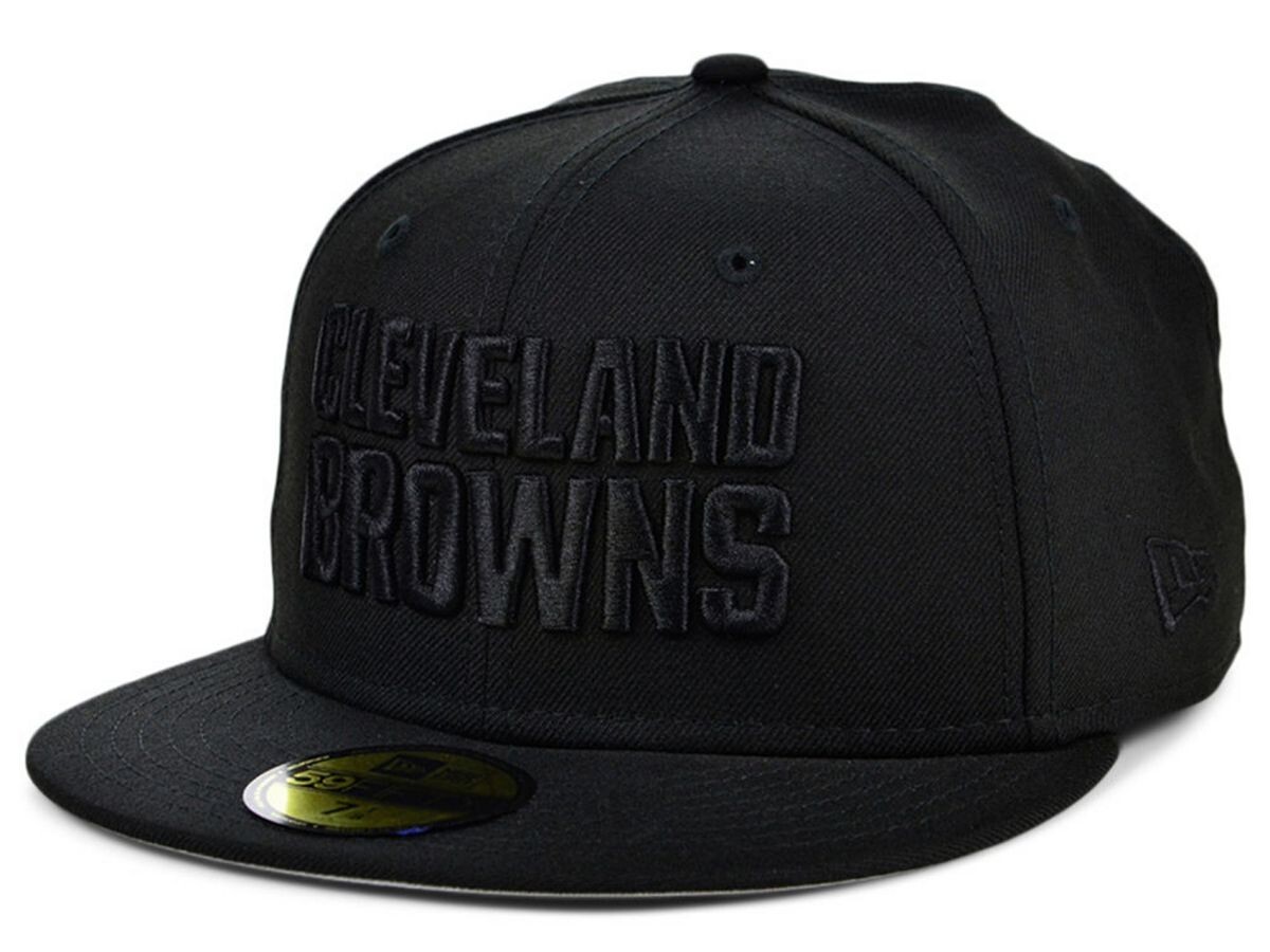 

Кепка Cleveland Browns Black on Black 59FIFTY New Era