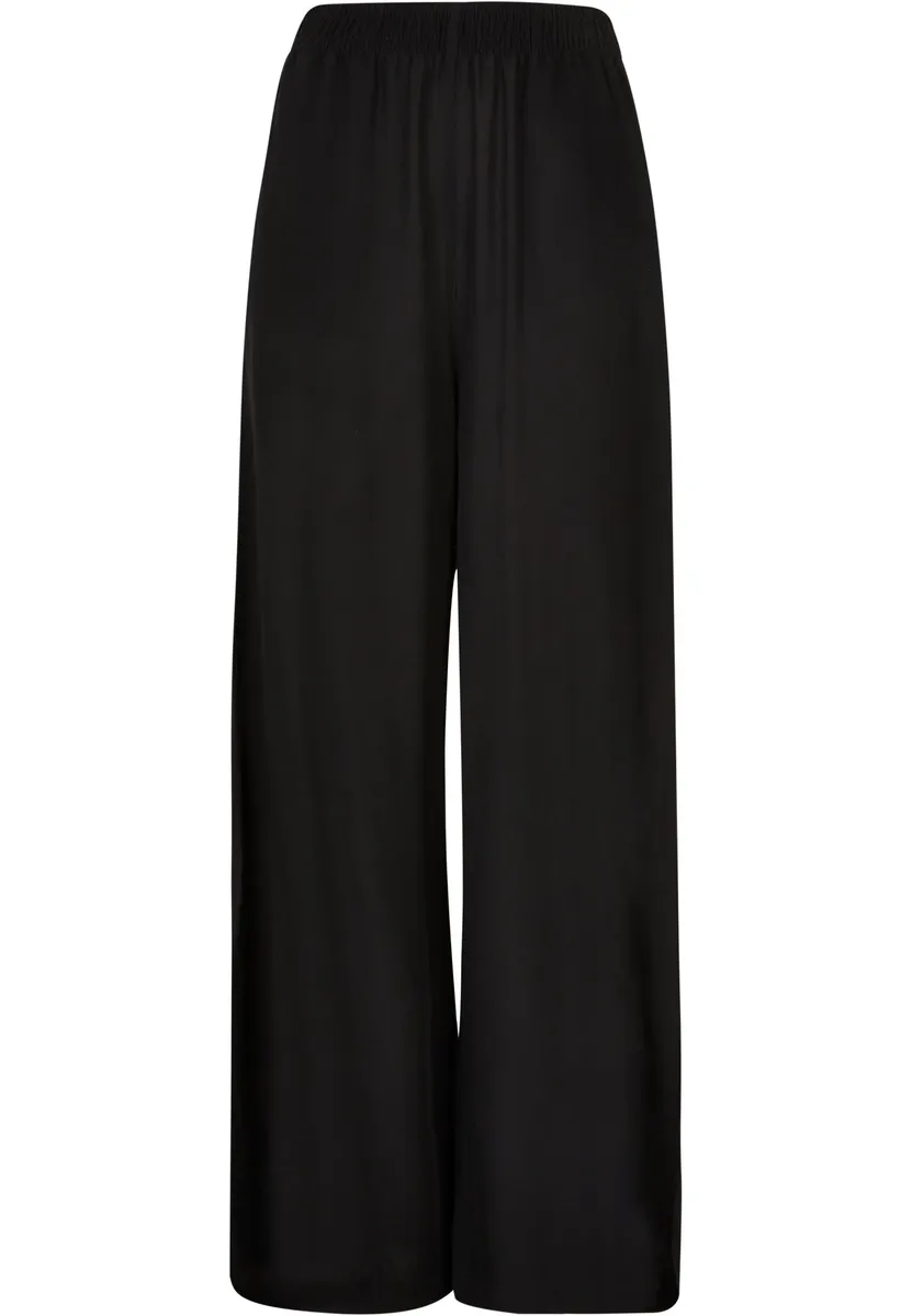 

Тканевые брюки URBAN CLASSICS " Urban Classics Women's Ladies Wide Leg Viscose Pants" (1 шт.), черный