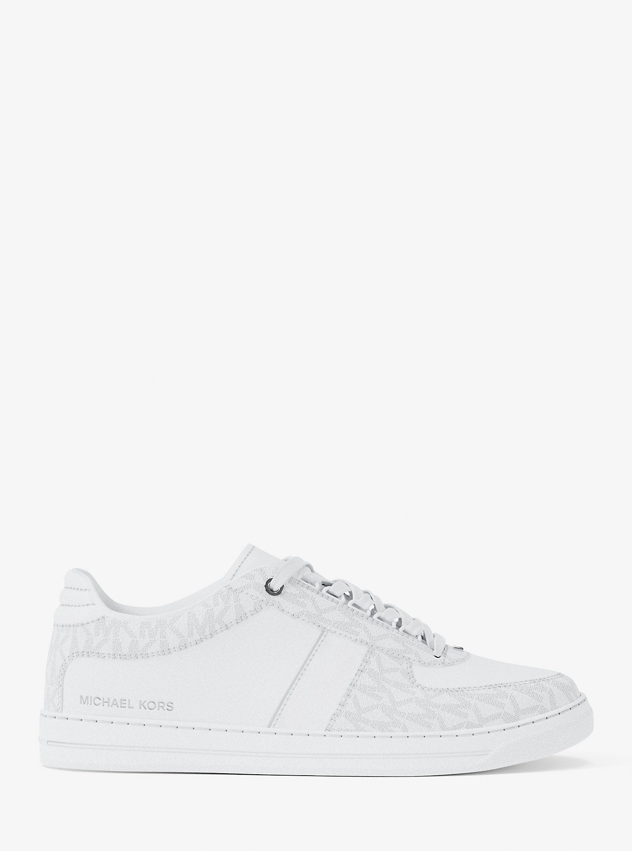 Кроссовки с логотипом Brady Signature и кожаными деталями Michael Kors, Bright Wht — фото 3