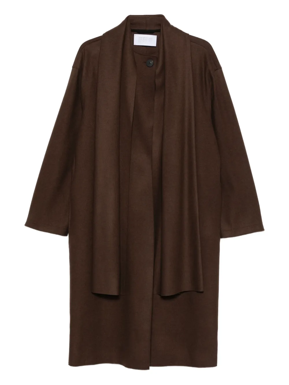 

Пальто на пуговицах с шарфом Harris Wharf London, коричневый