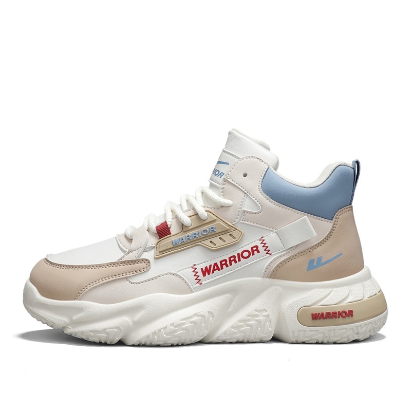 

WARRIOR Кроссовки Chunky мужские High top Khaki/light Blue
