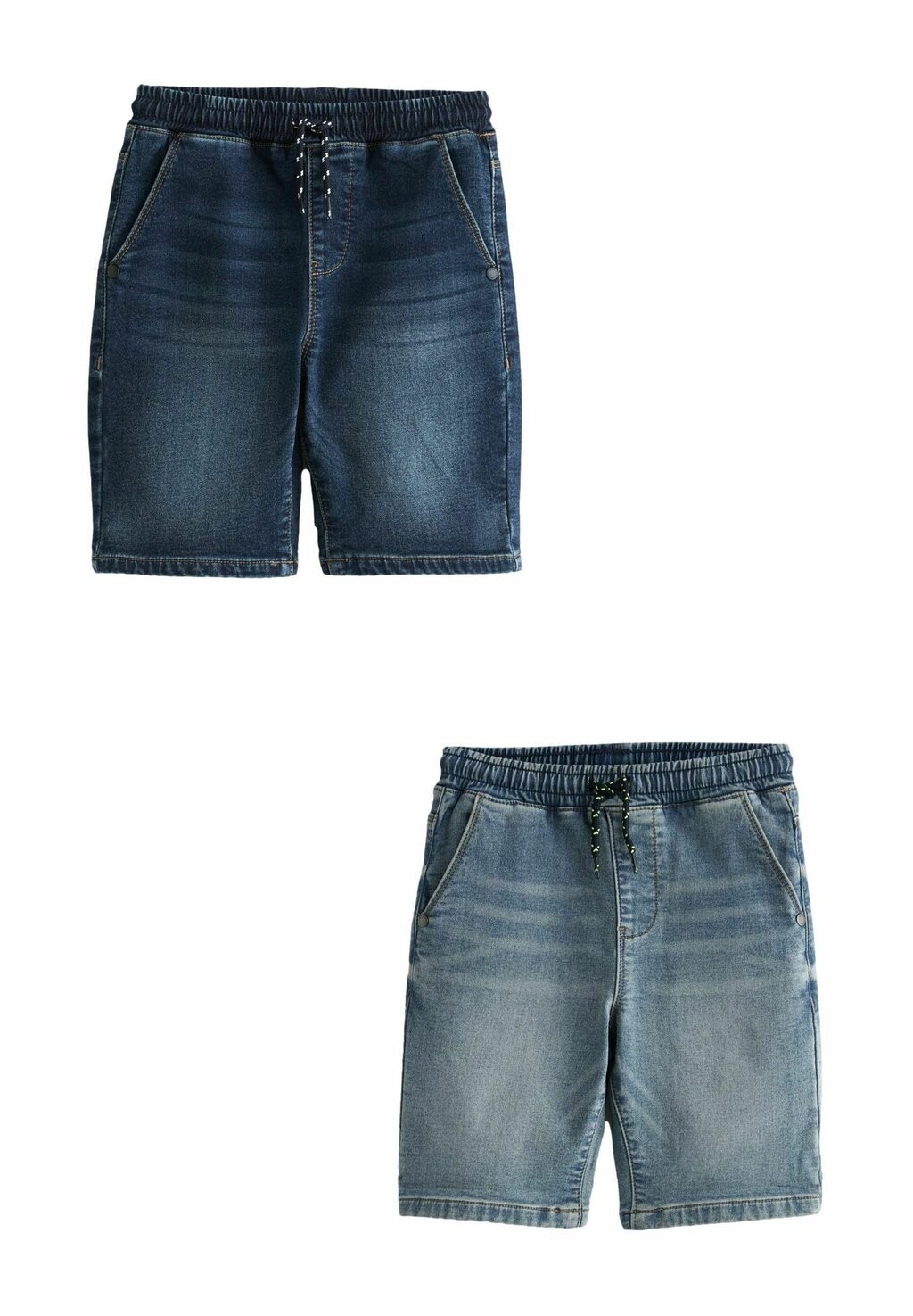 

Джинсовые шорты 2 PACK-REGULAR FIT Next, цвет dark blue light blue