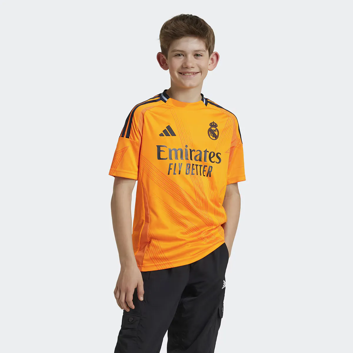 

Реал Мадрид 24/25 Детская футболка Adidas 2-й комплект, оранжевый