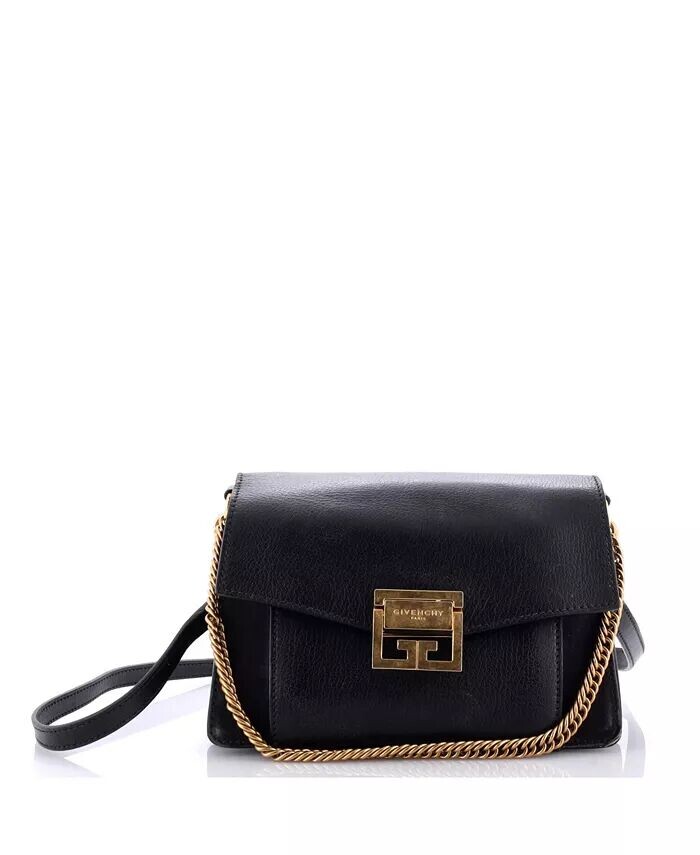 

Маленькая кожаная сумка-клапан GV3 Pre-Owned Givenchy, черный