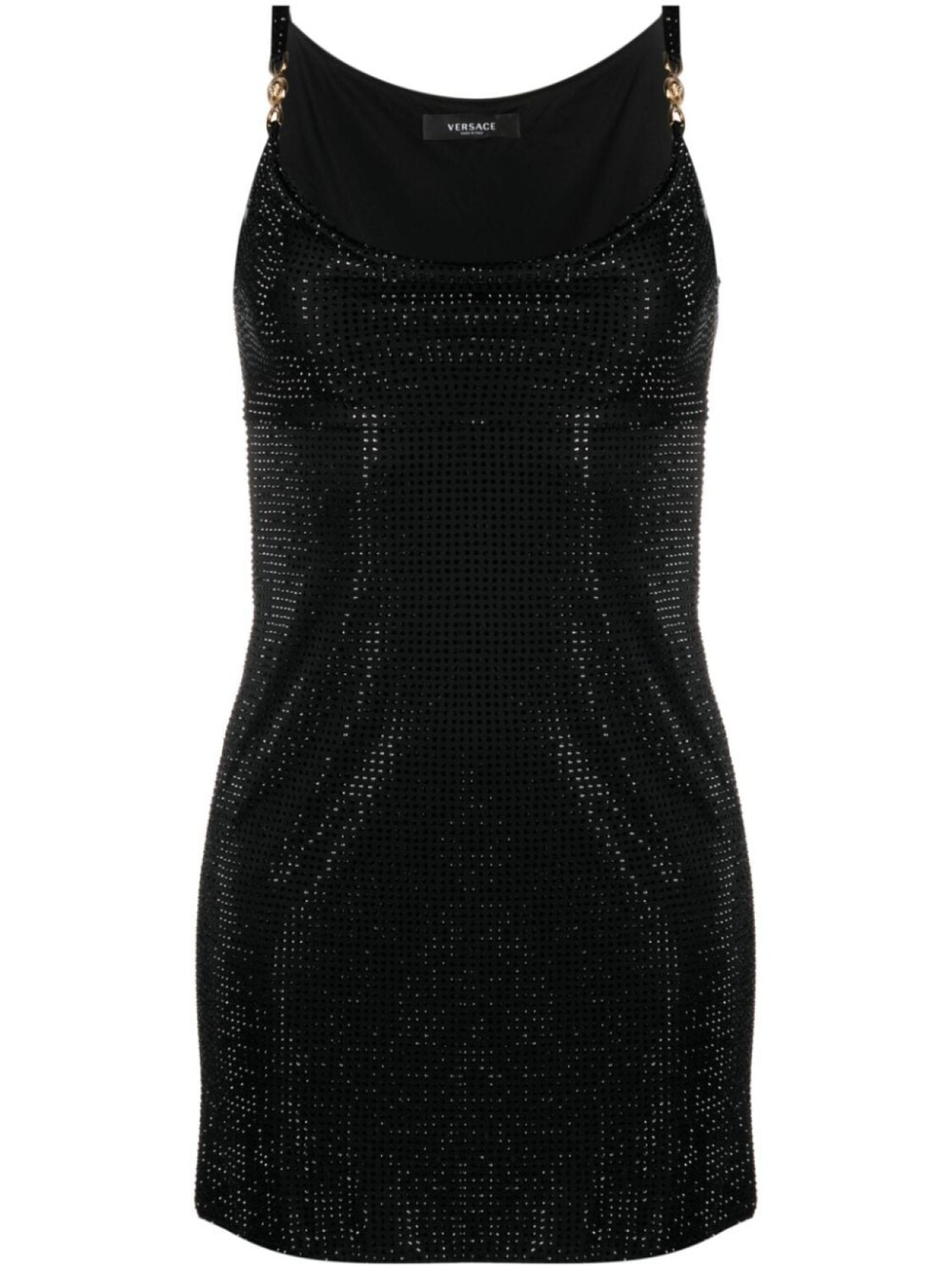 

Versace платье мини Crystal Medusa '95, черный