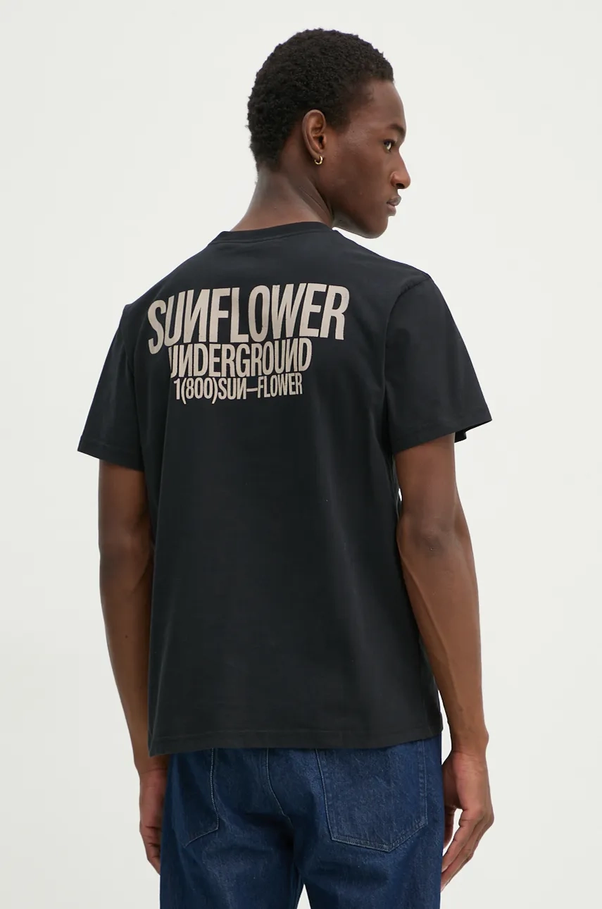 

Хлопковая футболка Sunflower, черный