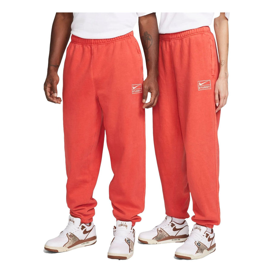 

Спортивные брюки Nike x Stussy Pigment Dyed Fleece Sweatpants 'Habanero Red', оранжевый