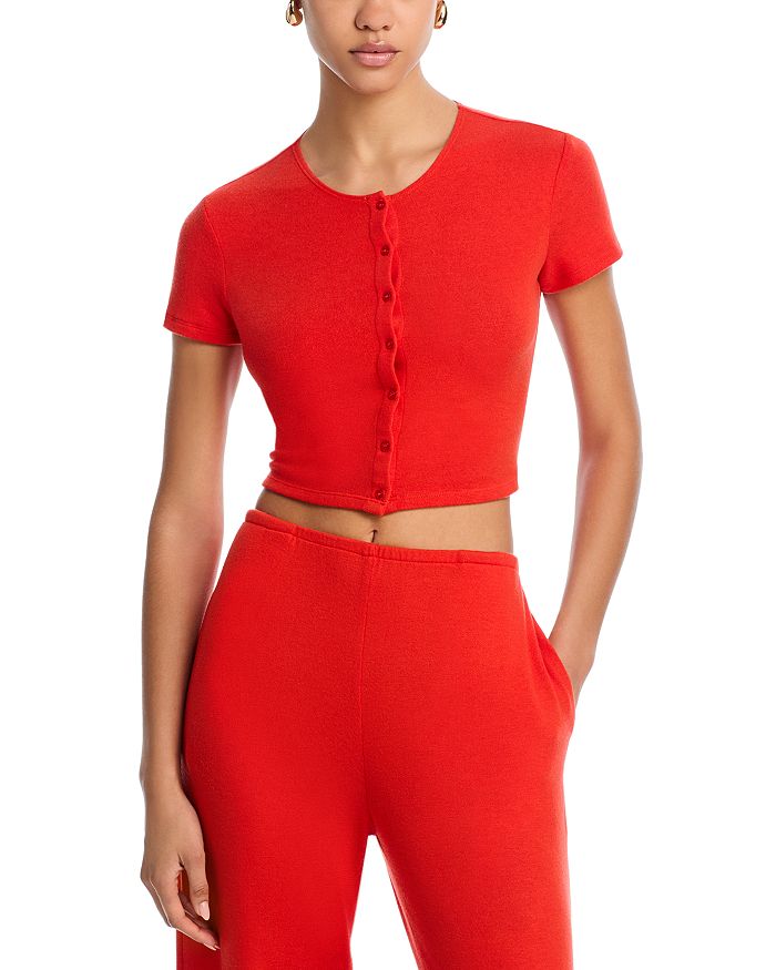

Кардиган с коротким рукавом Lauren LESET, красный