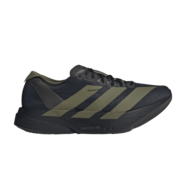

Кроссовки Adizero Adios Pro 4 'Black Focus Olive', черный