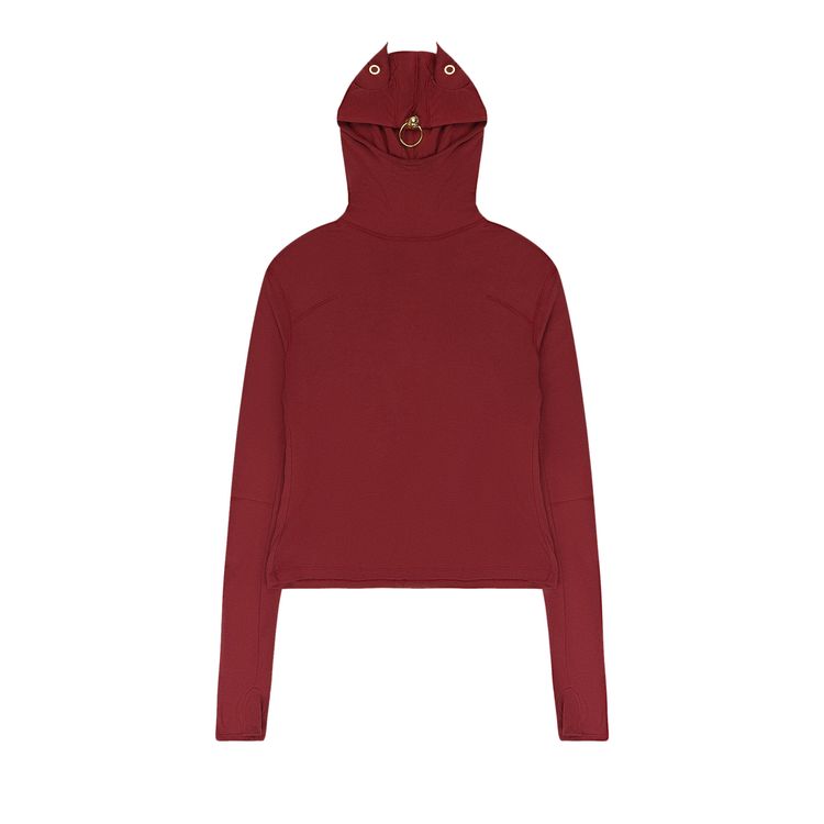

Худи Undercover Knit Hoodie 'Bordeaux', красный