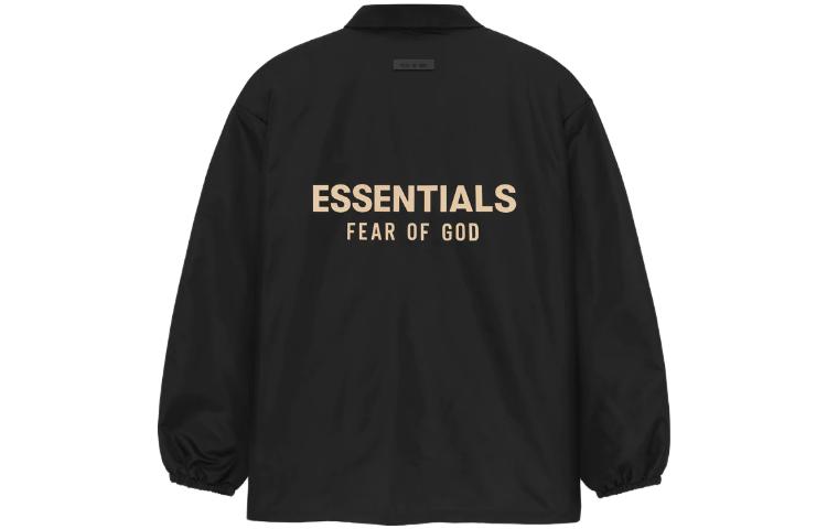 Куртка тренера Fear of God Essentials FW23 Чёрный, Чёрный/ЧЁРНЫЙ — фото 3